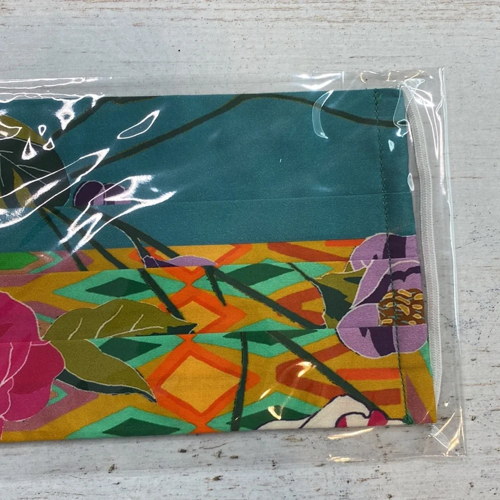 Johnny Was Floral Print Cotton Sateen Face Mask